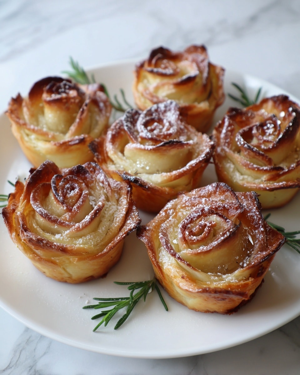 Puff Pastry Apple Roses Recipe - Recipe Image