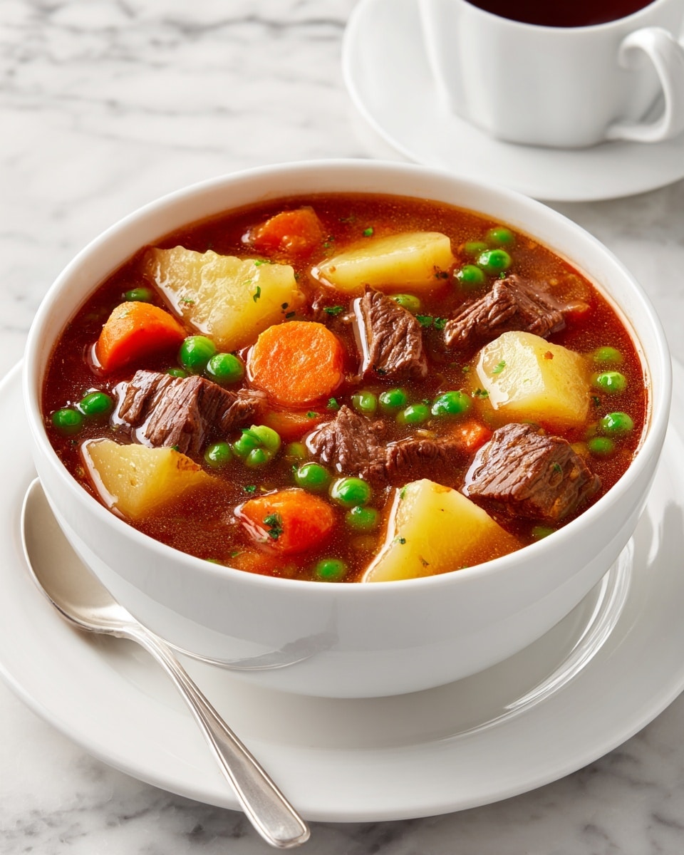 Moms Old Fashioned Vegetable Beef Soup Recipe - Recipe Image