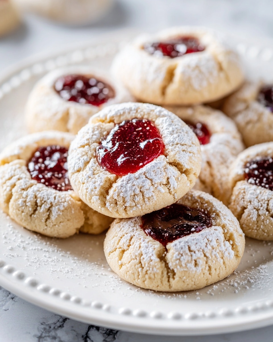Thumbprint Cookies with Fruit Preserves Recipe - Recipe Image