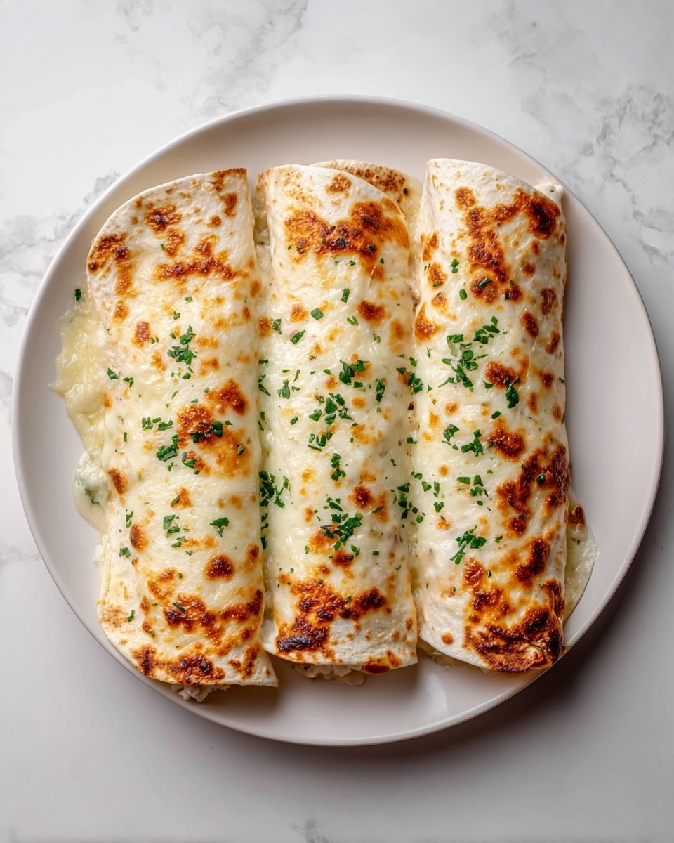 Cheesy Chicken Enchiladas with Homemade Red Sauce Recipe - Recipe Image
