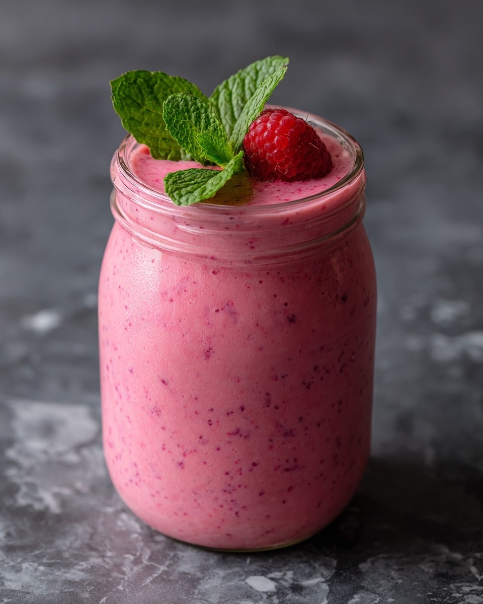 Healthy Green Berry Banana Smoothie Recipe - Recipe Image