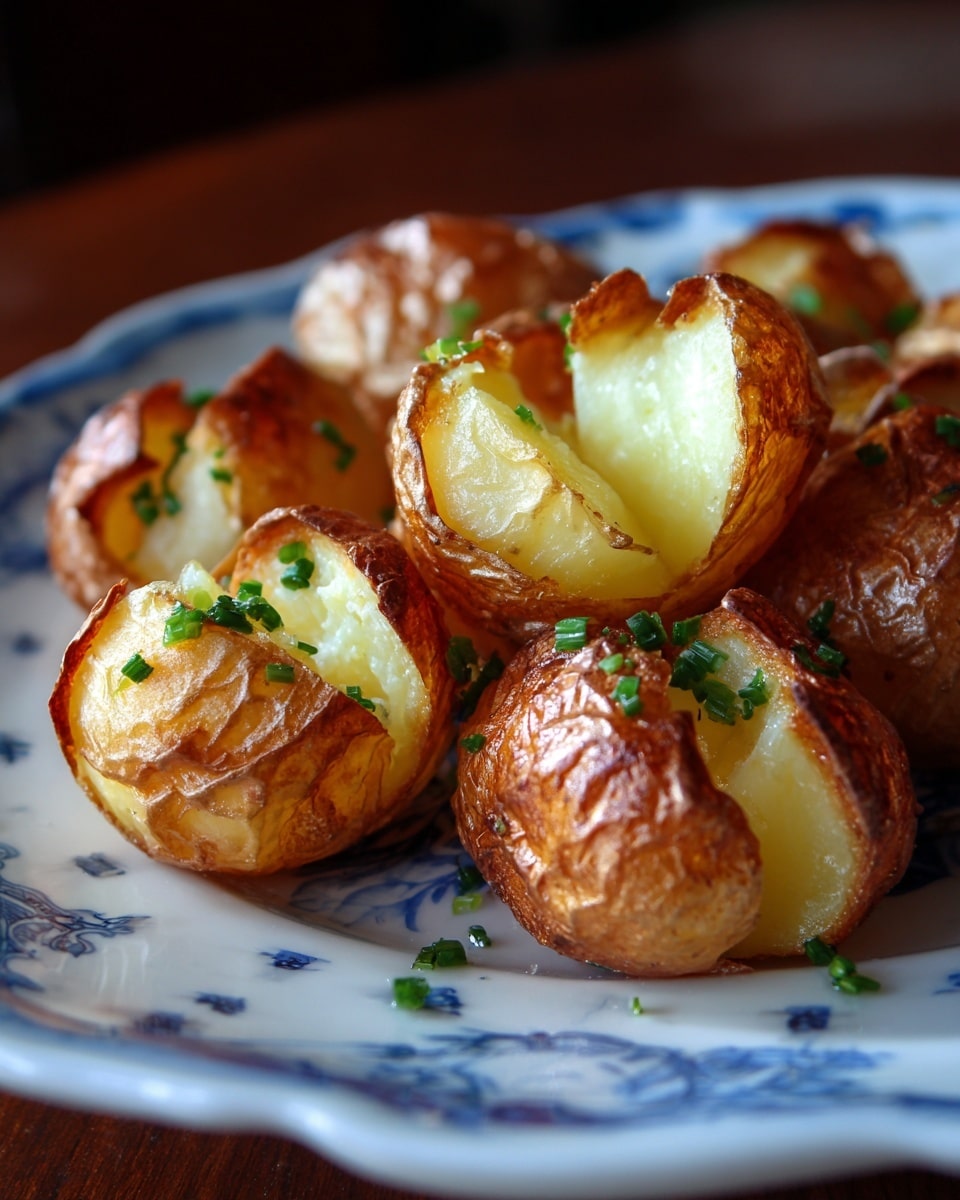 Herb and Garlic Baked Potatoes Recipe - Recipe Image