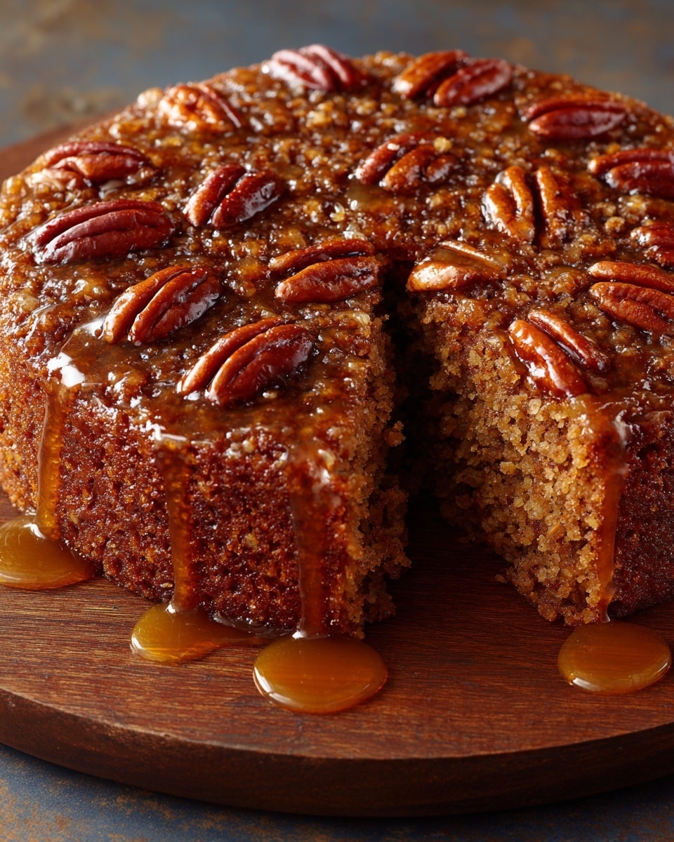 Decadent Maple Syrup and Walnut Cake Recipe - Recipe Image