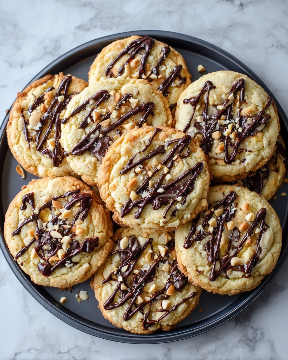 Snickers-Stuffed Peanut Butter Cookies Recipe - Recipe Image