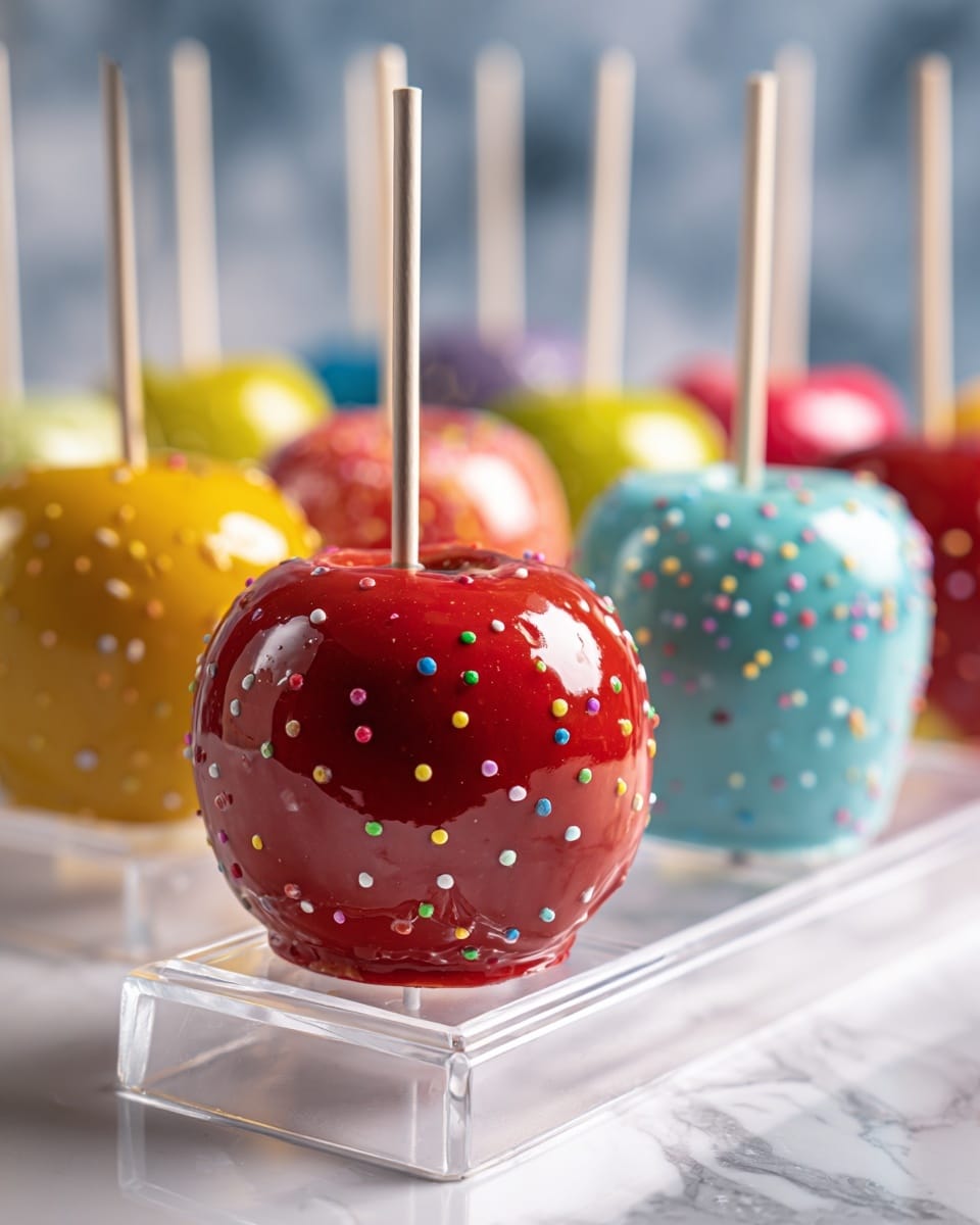 Jolly Rancher Candy Apples Recipe - Recipe Image