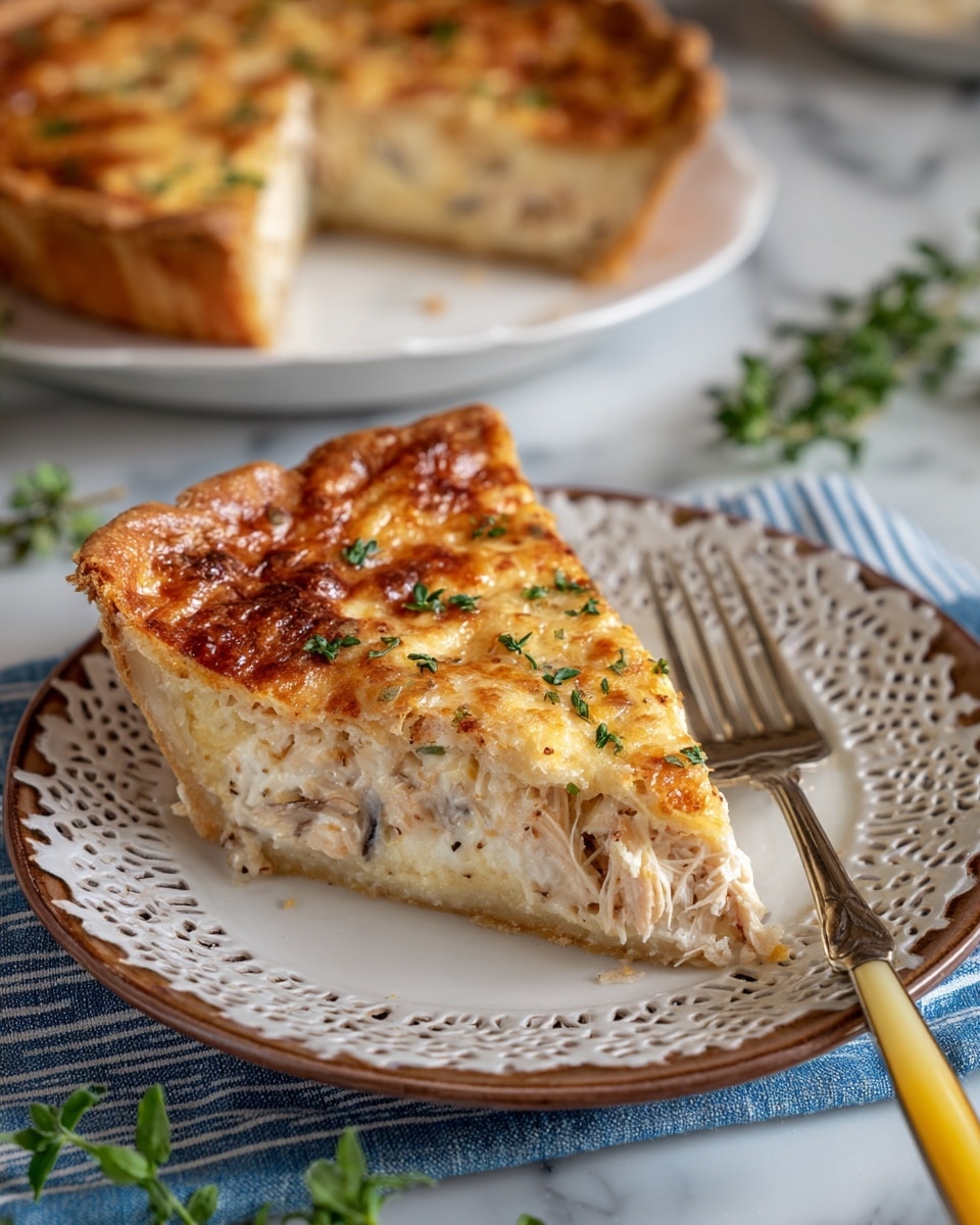 Savory Chicken and Mushroom Puff Pastry Delight Recipe - Recipe Image