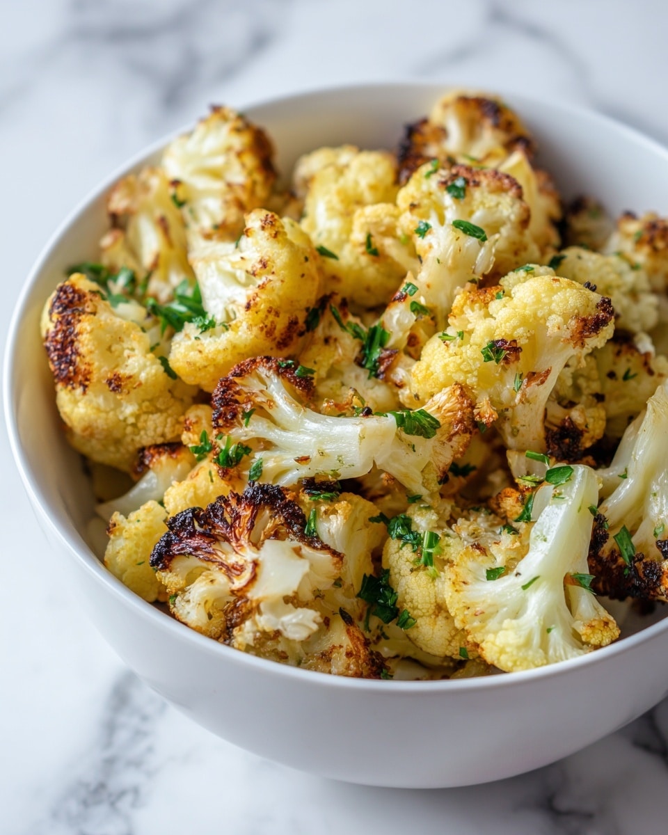 Garlic-Parmesan Roasted Cauliflower Recipe - Recipe Image