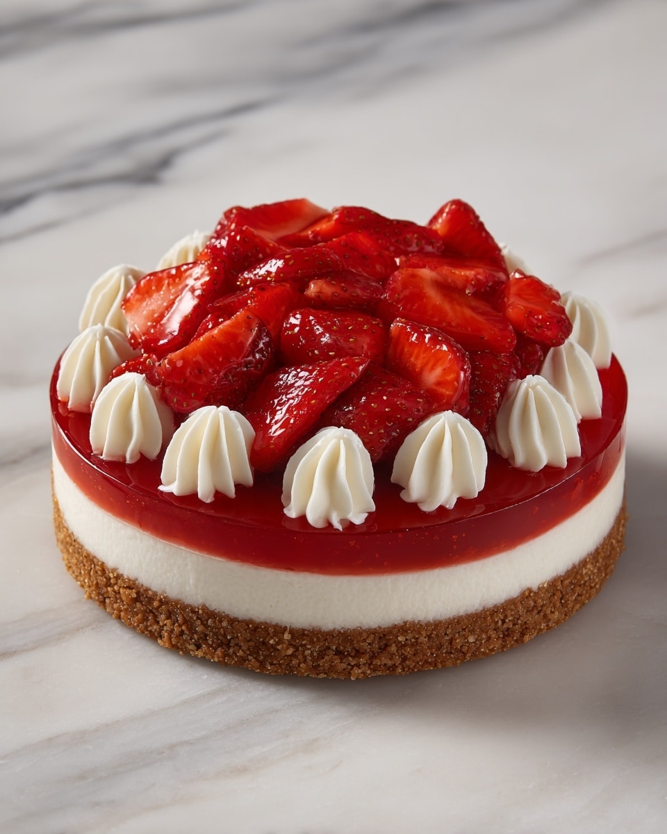Strawberry Icebox Pie Recipe - Recipe Image