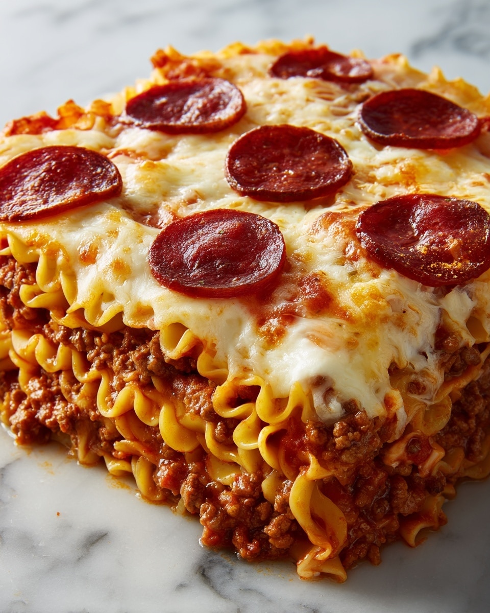 Mama’s Pizza Casserole Recipe - Recipe Image