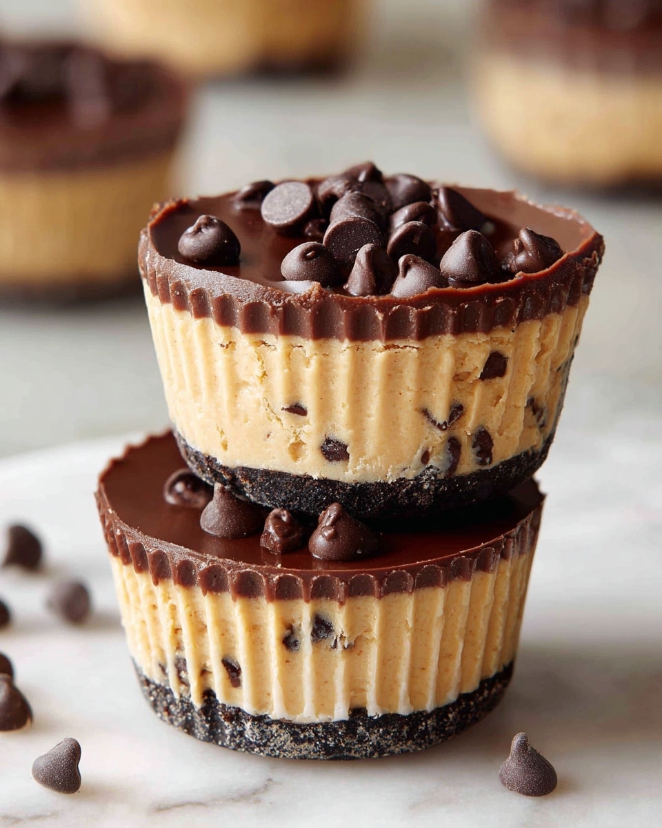 Peanut Butter Chocolate Chip Cookie Cups Recipe - Recipe Image
