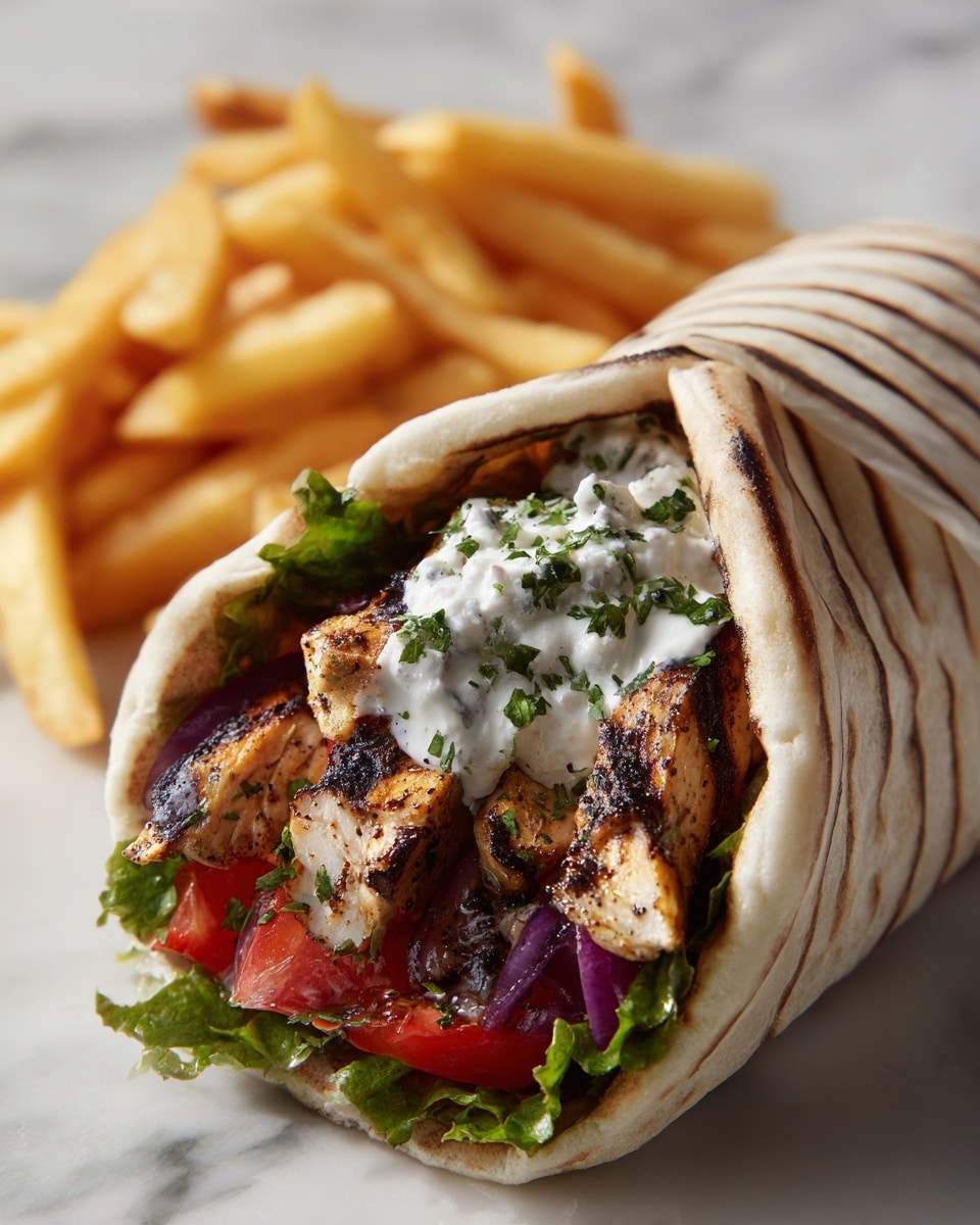 Greek Chicken Gyro Recipe - Recipe Image