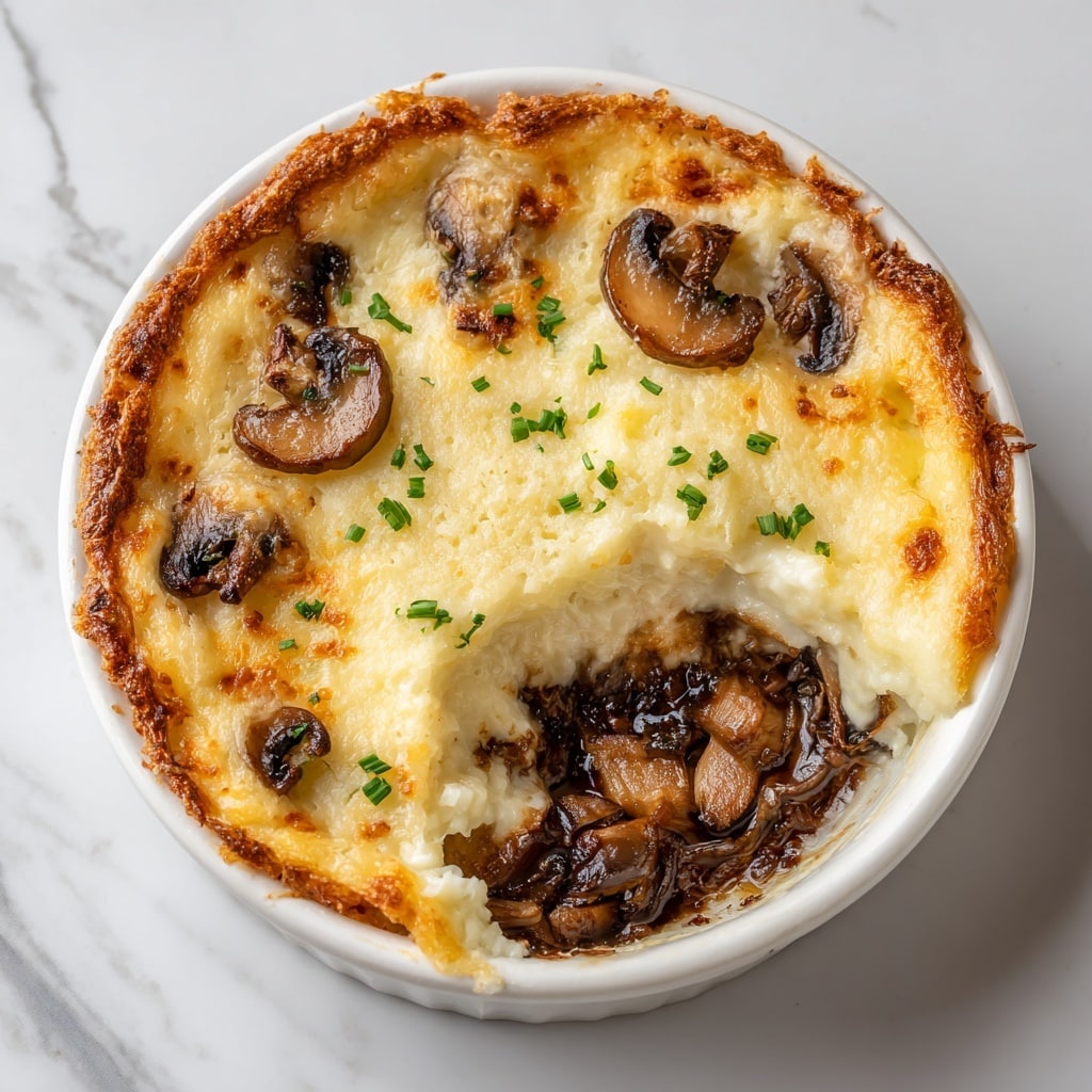 Shiitake Cottage Pie with Cauliflower Mash Recipe - Recipe Image