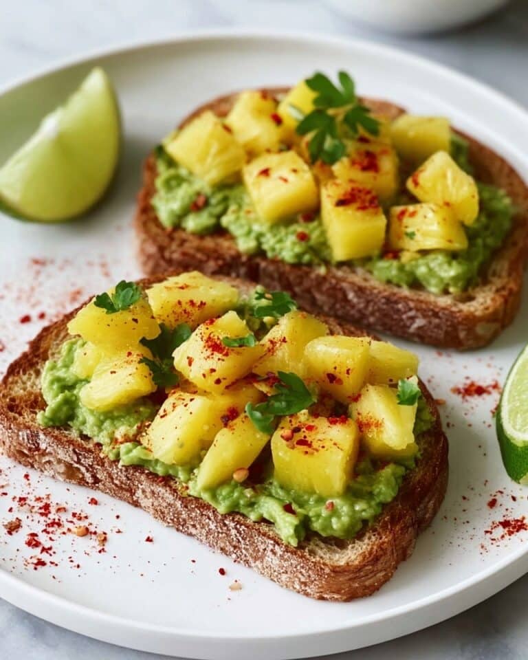 Tropical Avocado Toast Recipe