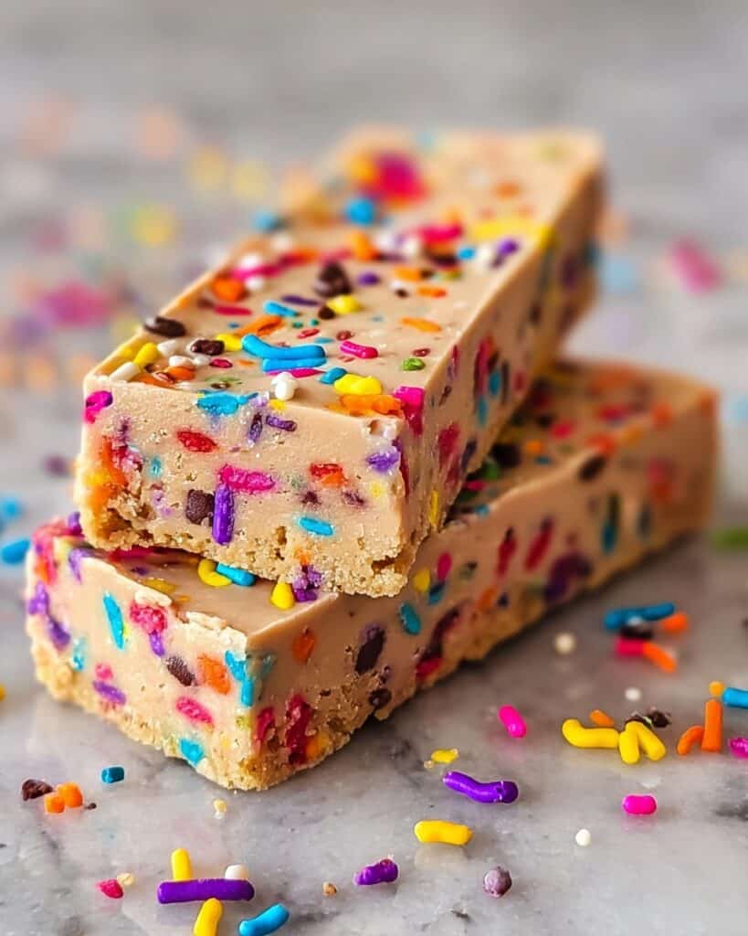 Birthday Cake Protein Bars Recipe