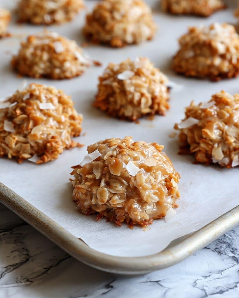 No-Bake Coconut Praline Cookies Recipe