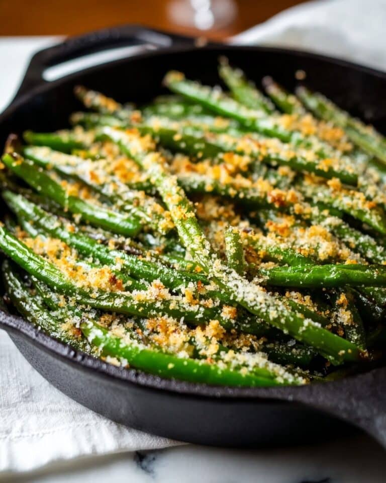 Roasted Parmesan Green Beans Recipe