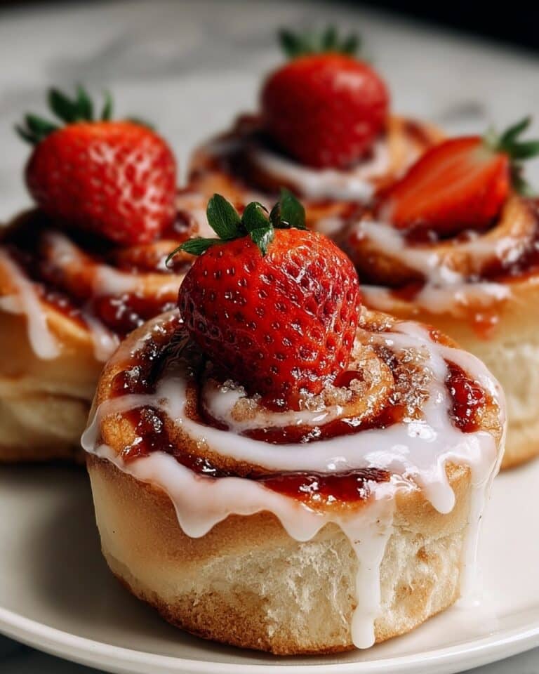 Strawberry Cheesecake Cinnabon Rolls Recipe