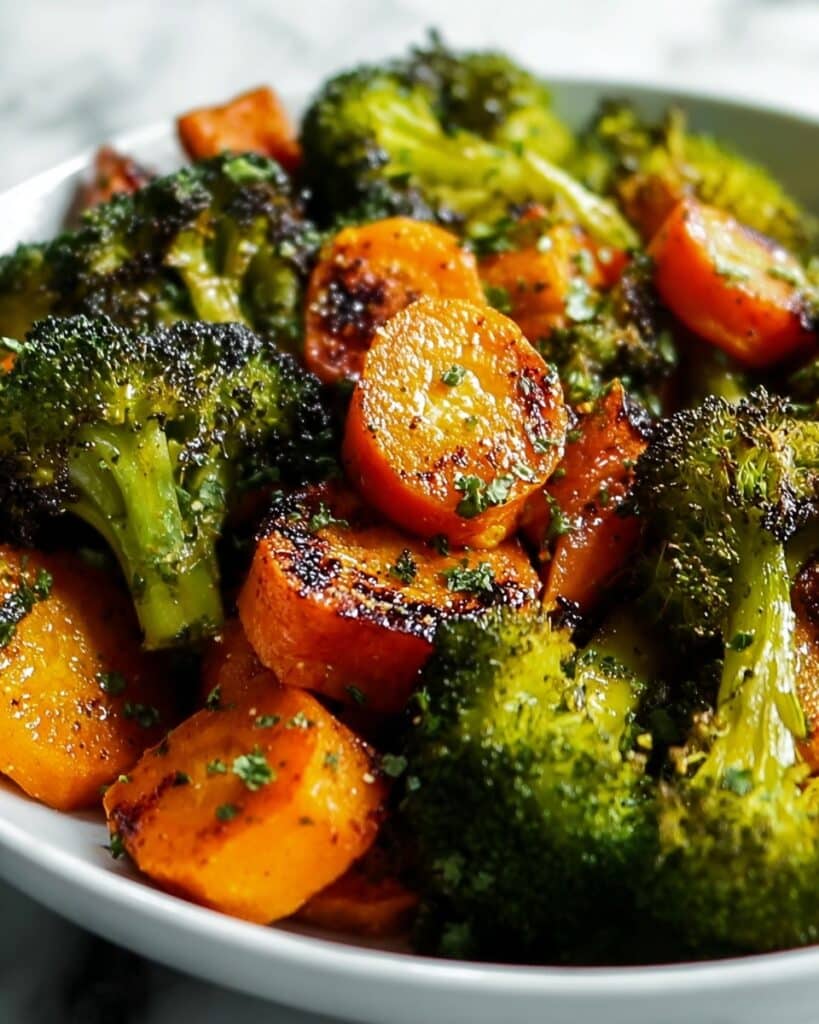 Roasted Broccoli and Carrots Recipe