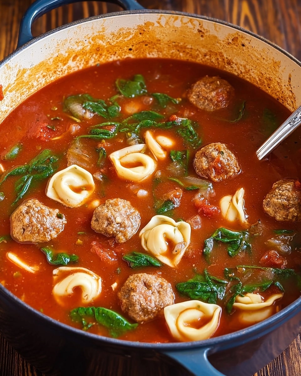 Meatball and Tortellini Soup Recipe
