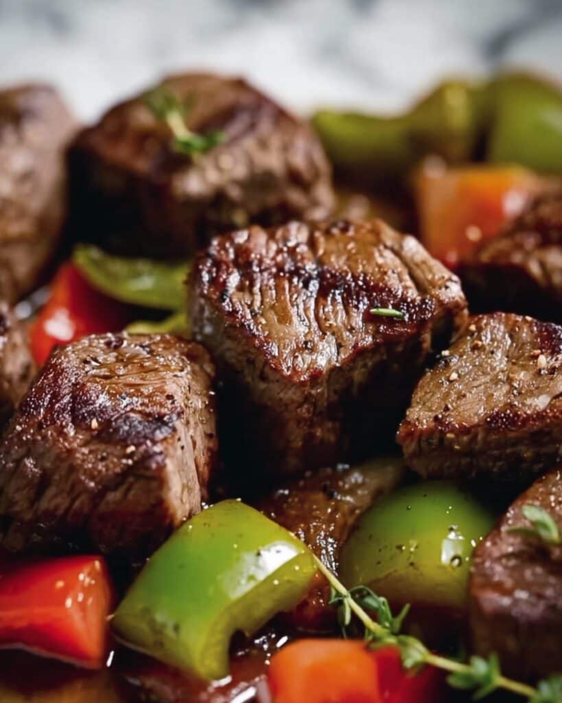 Pepper Steak in a Crock Pot Recipe