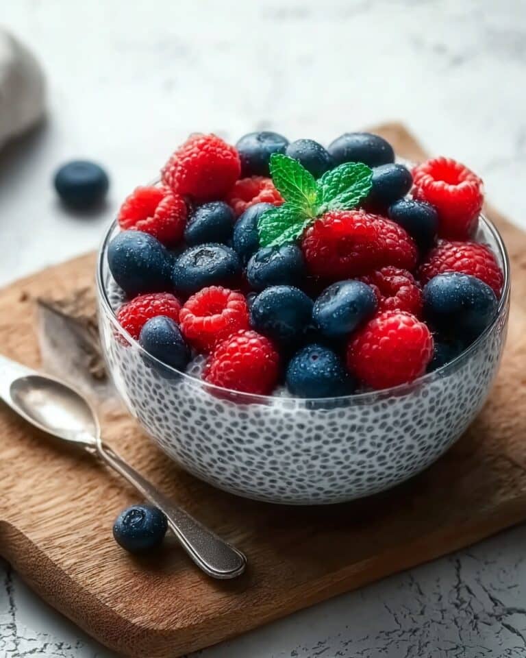 Chia Seed Pudding with Coconut Milk and Berries Recipe