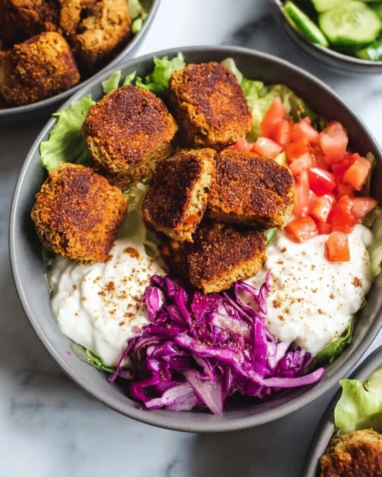 Easy Chicken Falafel Bowls Recipe