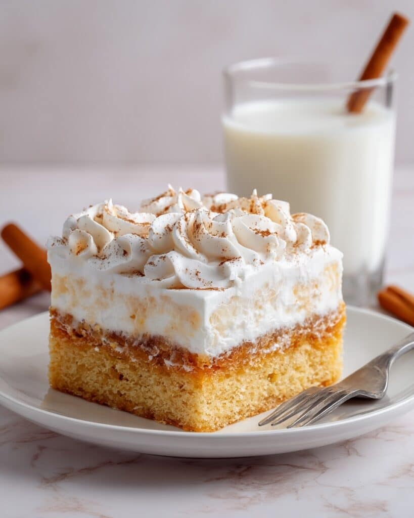Cinnamon Roll Poke Cake Recipe