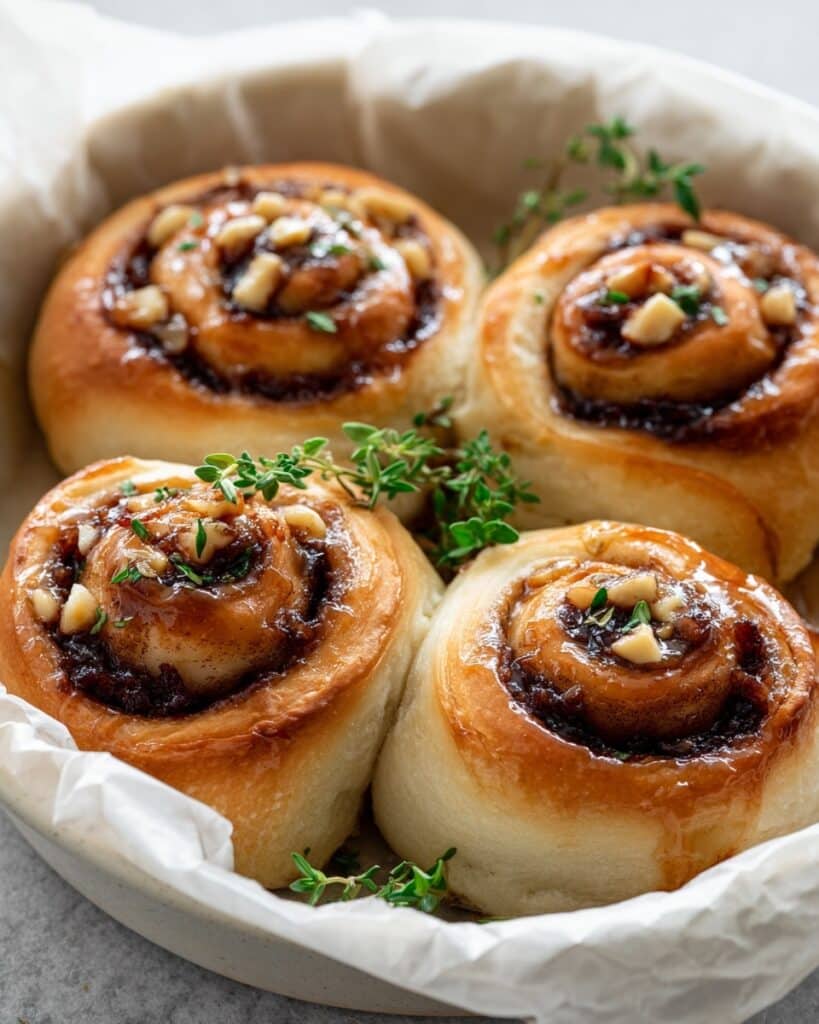 Chocolate Cinnamon Rolls with Hazelnut Icing Recipe