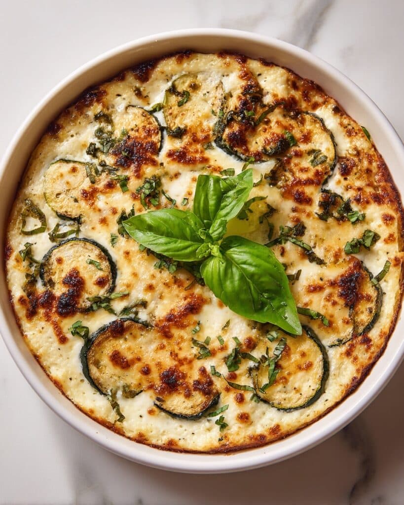 Baked Zucchini Cheese Recipe