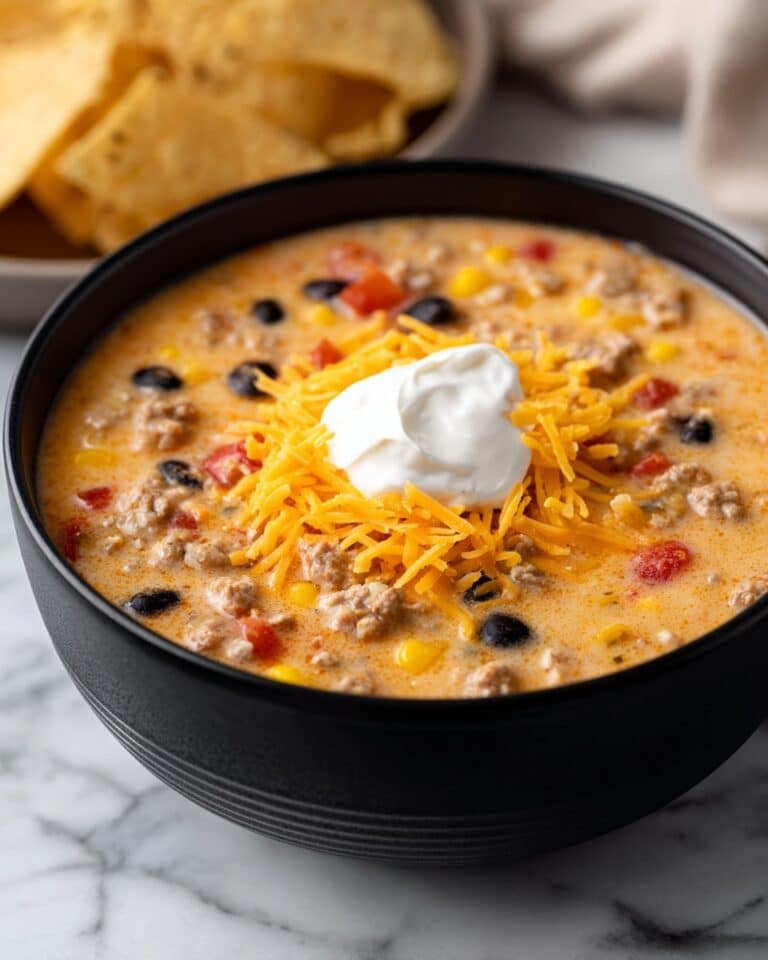 Cheesy Taco Soup Recipe