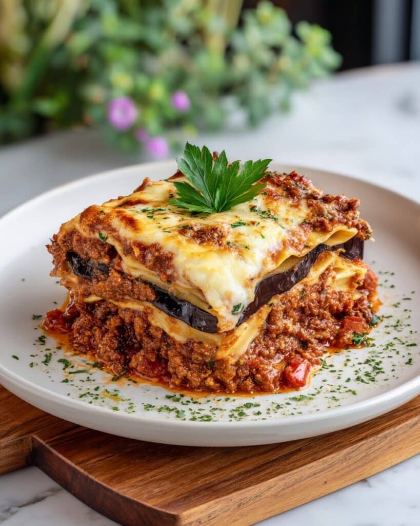 Classic Greek Eggplant Moussaka Recipe