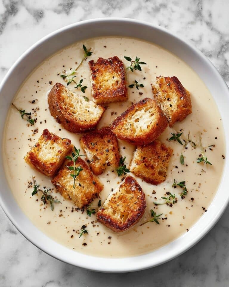 Creamy Roasted Garlic Potato Soup Recipe