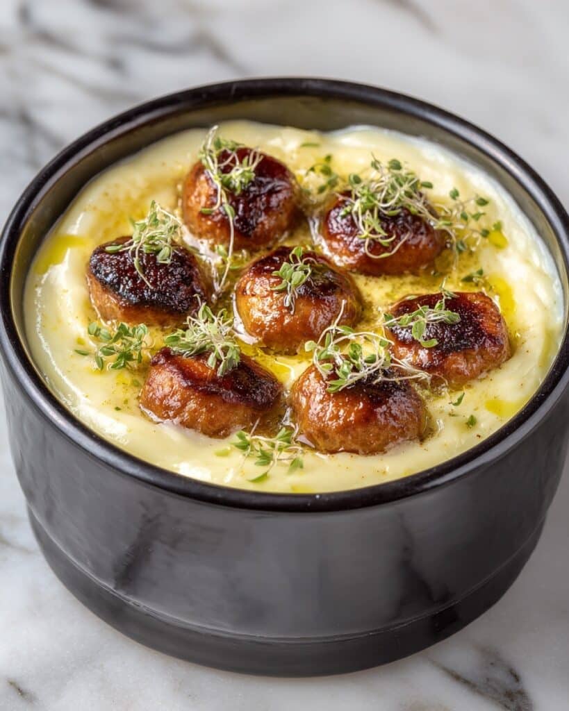 Garlic Butter Chicken Bites with Creamy Pasta Recipe