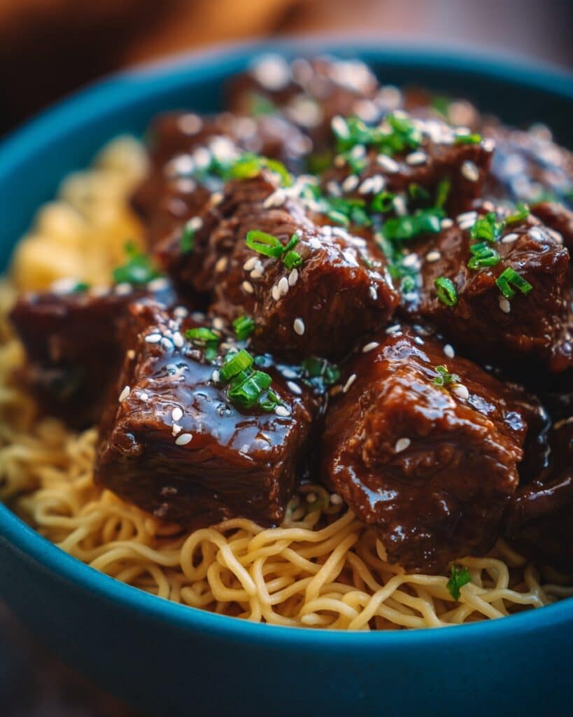 Sweet and Spicy Garlic Steak Pasta Recipe