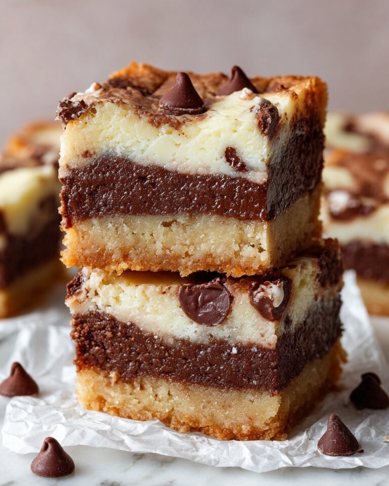 Peanut Butter Chocolate Chip Cookie Cheesecake Bars Recipe