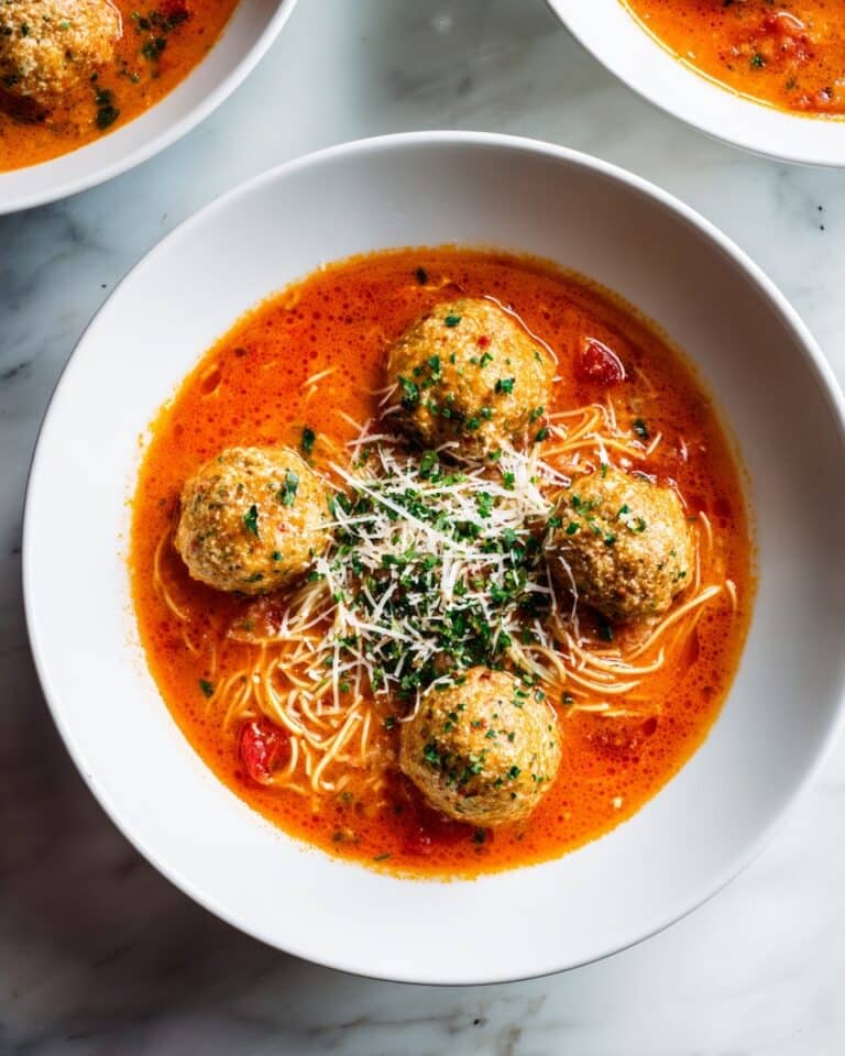 Chunky Italian Meatball Soup Recipe