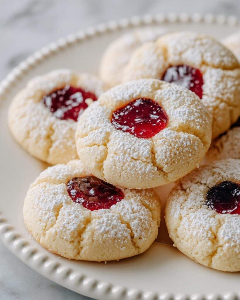 Thumbprint Cookies with Fruit Preserves Recipe