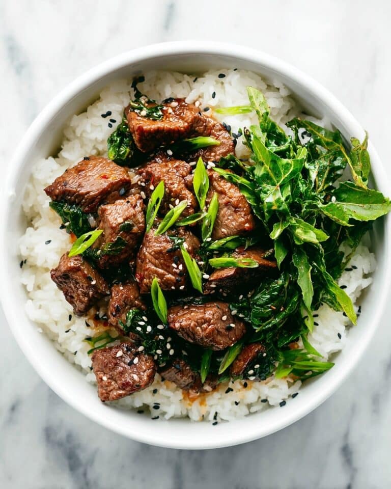 Honey Garlic Lamb with Pickled Cucumber Recipe