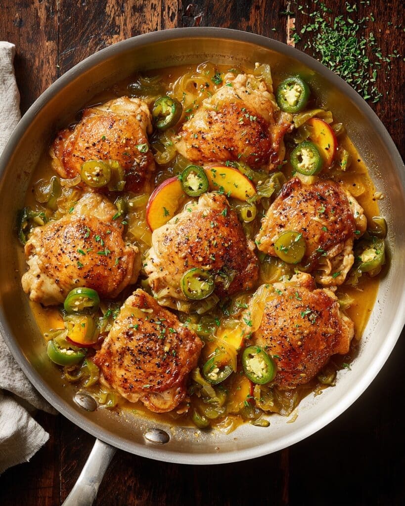 Jalapeño Peach Chicken Recipe