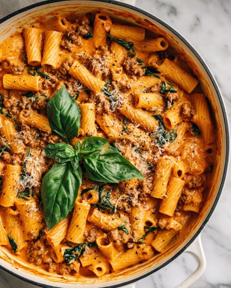 One Pot Creamy Hummus Pasta Recipe