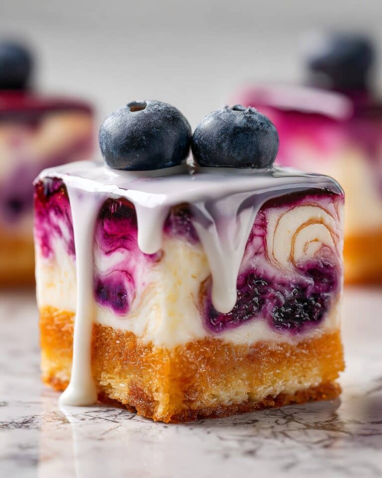 Blueberry Swirl Rice Krispies Treats Recipe