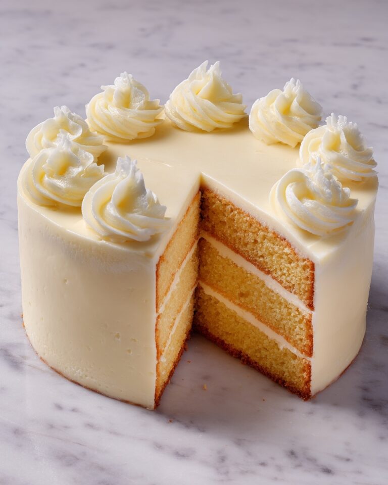 Fantastic Vanilla Velvet Cake with Creamy Frosting Recipe