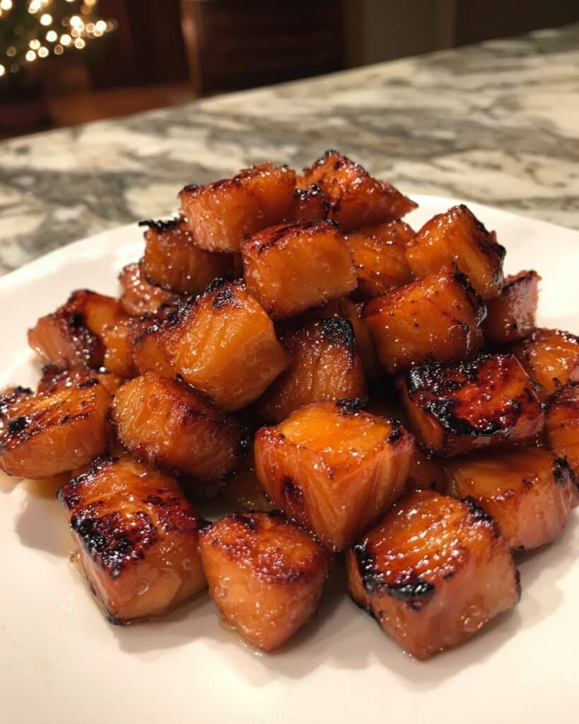 Hot Honey Salmon Bites Recipe