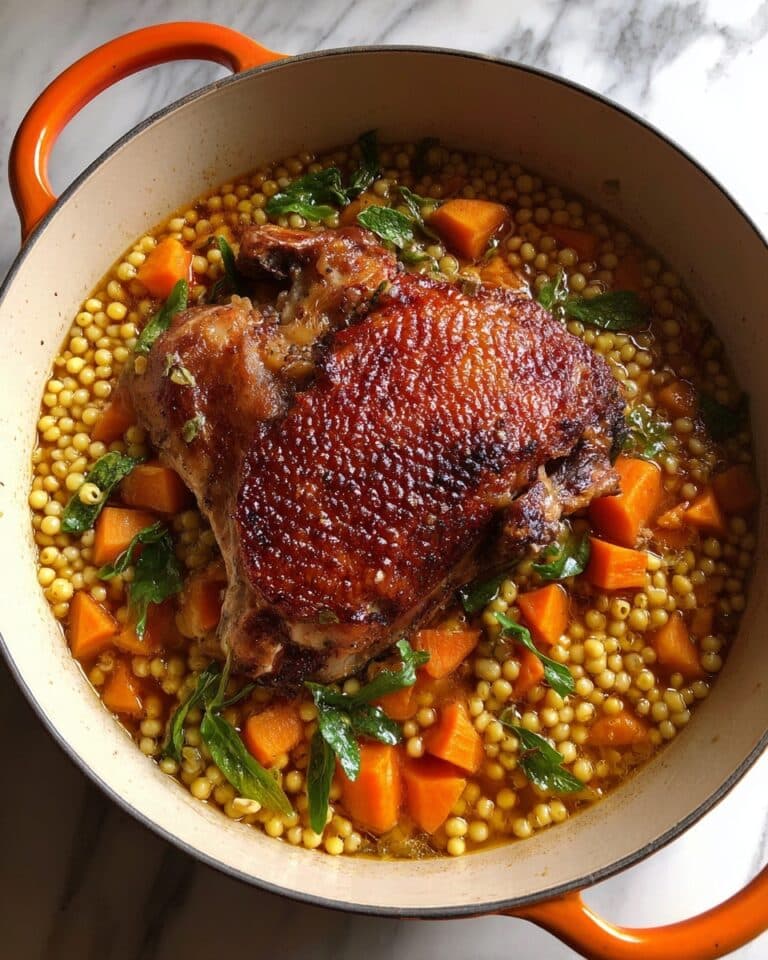 Chicken In A Pot with Lemon and Orzo Recipe