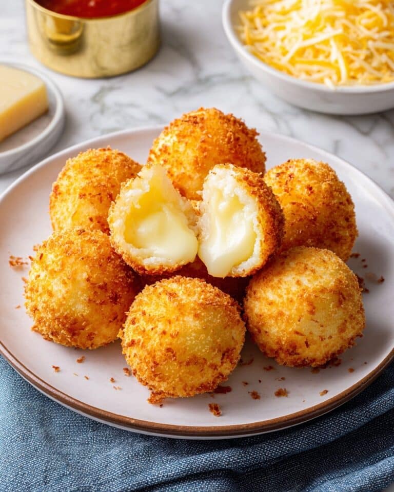Cheesy Sicilian Arancini Balls Recipe