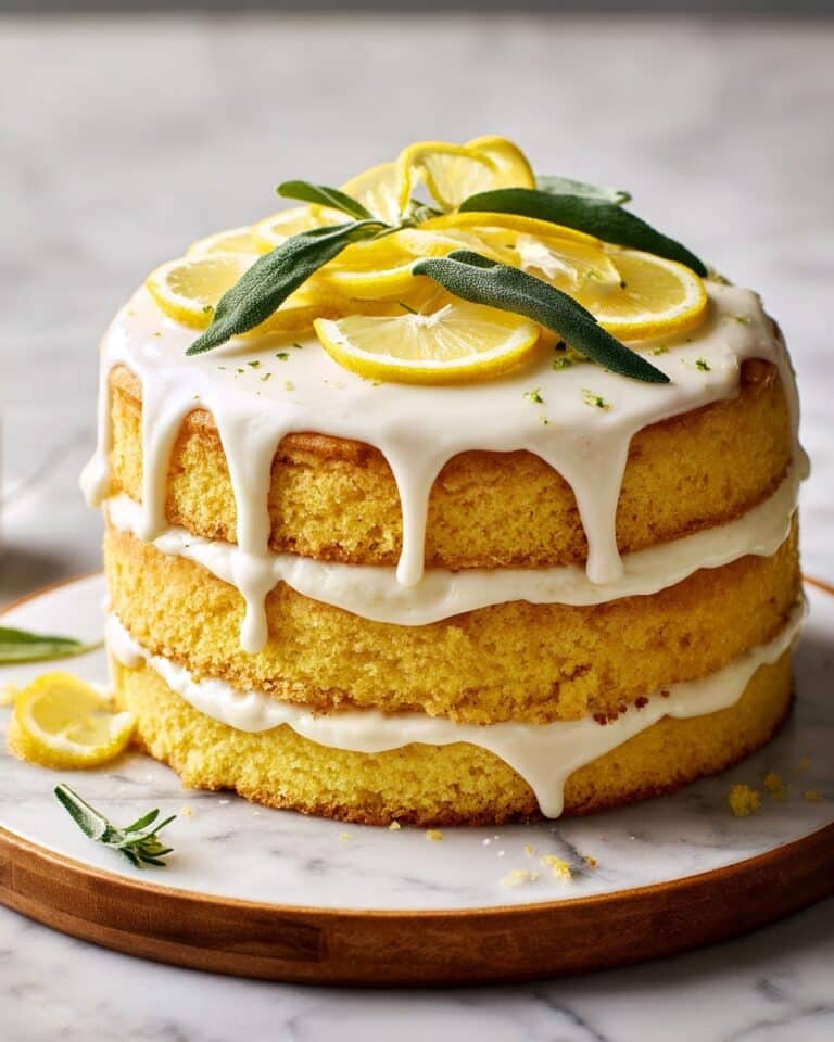 Limoncello Cake with Mascarpone Frosting Recipe