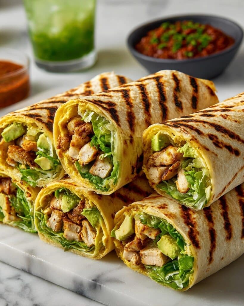 Avocado Chicken Wraps Recipe
