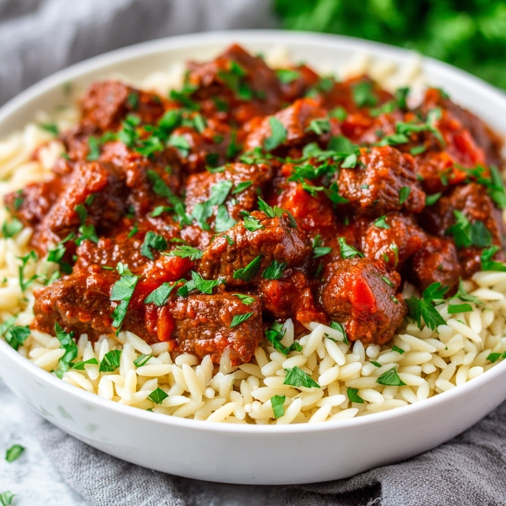 Beef Giouvetsi: A Traditional Greek Beef and Orzo Stew Recipe