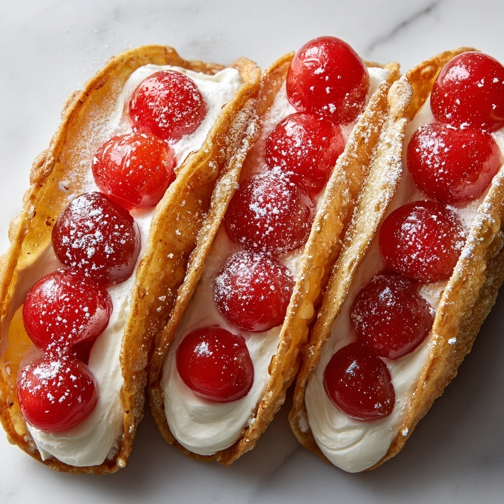 Cherry Cheesecake Tacos Recipe