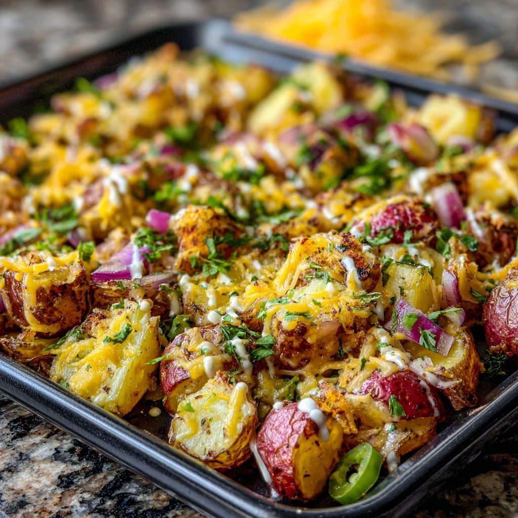 Jalapeno Popper Roasted Potato Salad Recipe
